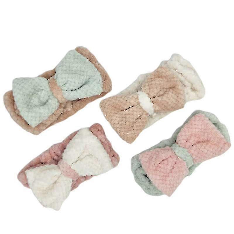 4pcs Bowknot Bandas de patrón