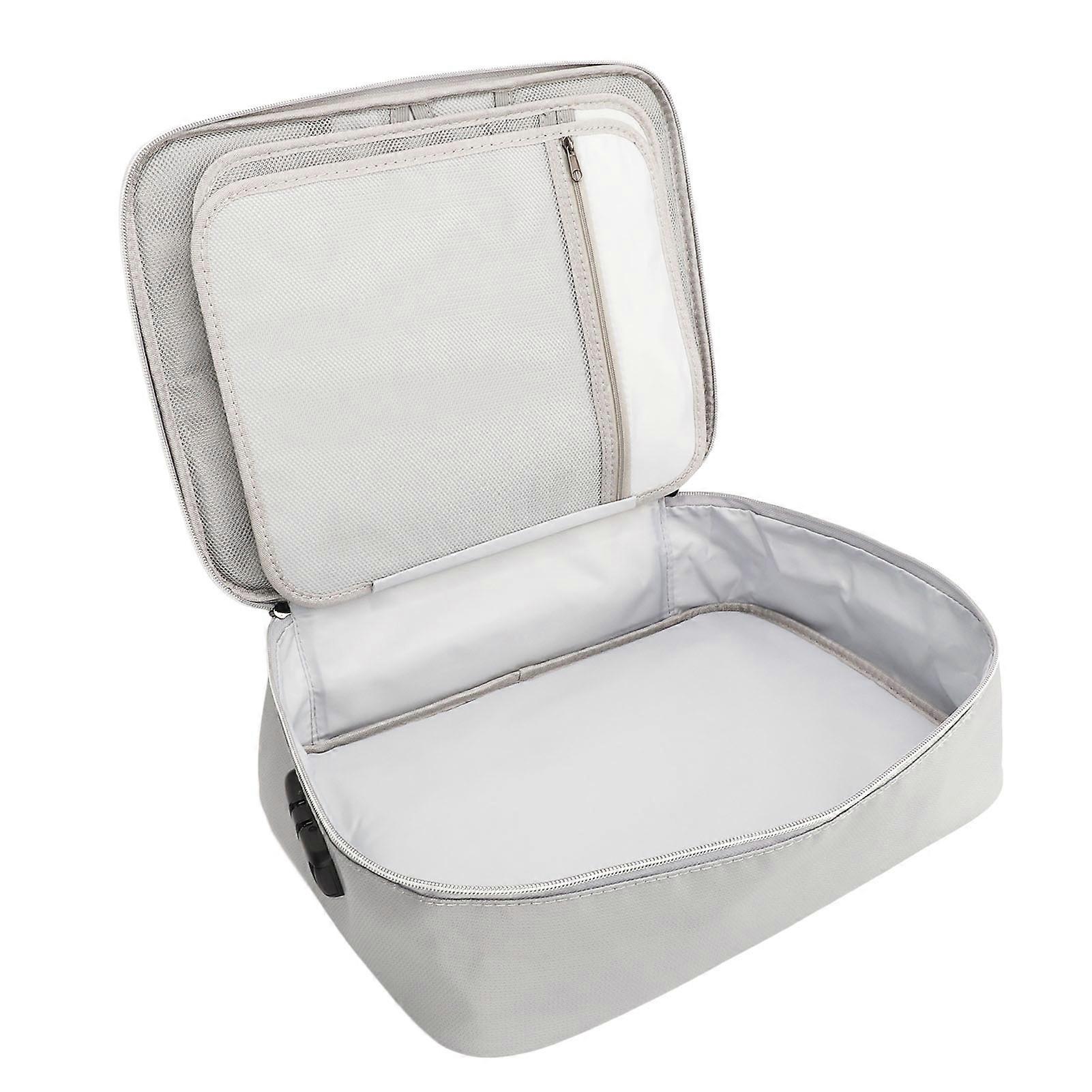 File Organizer Bag Fireproof Waterproof Multi Layer Document Organizer File Pocket Storage Pouch for Office Travel Business Trips