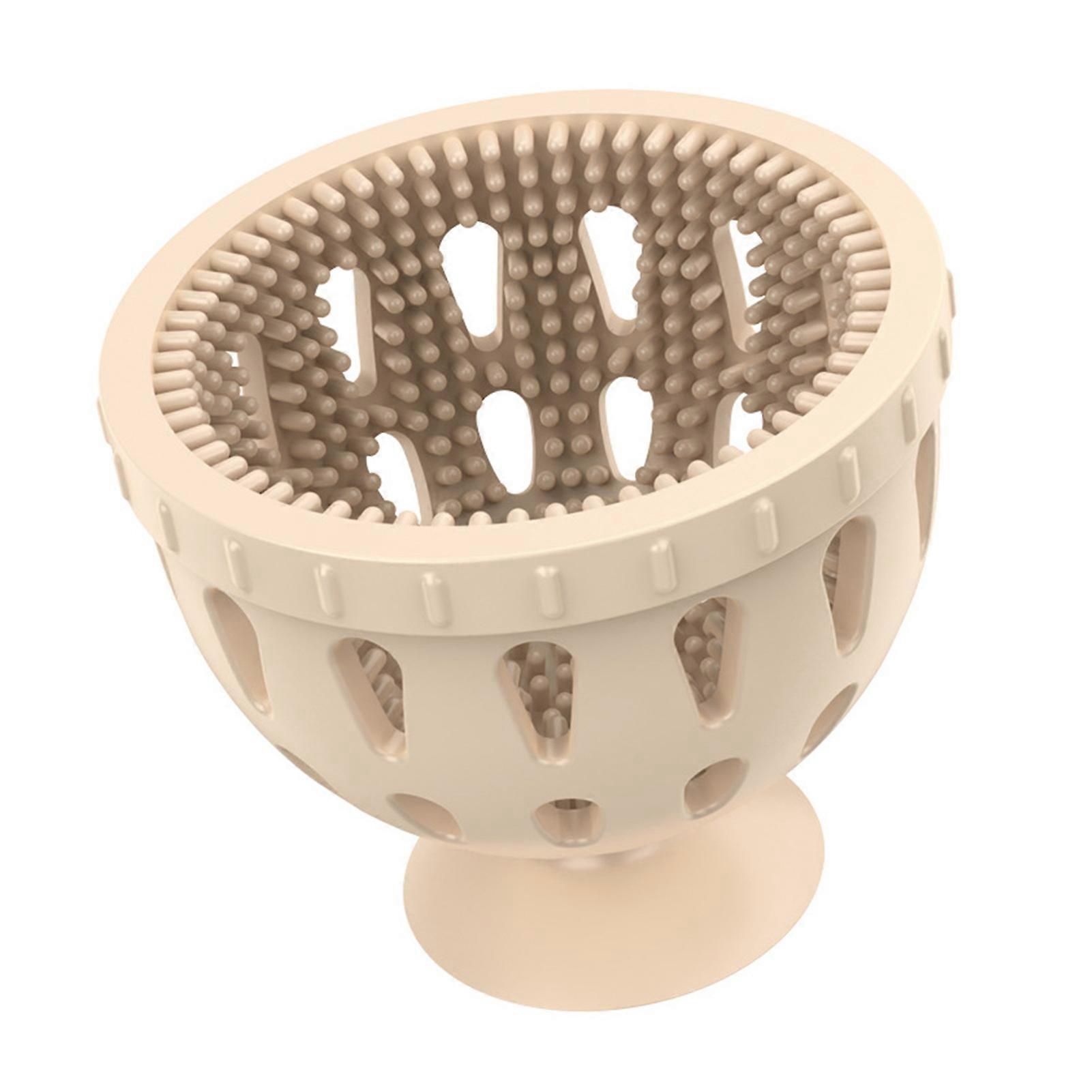 Egg Cleaning Brush Flexible Silicone Egg Scrubber Convenient Effective Eggshell Washer for Home Farm