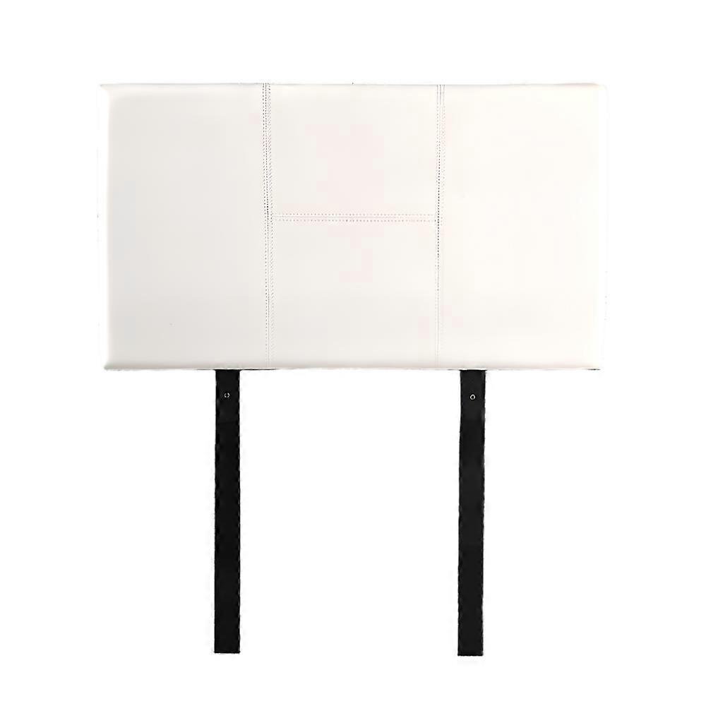 Palerme Tête de lit simple en cuir PU Tête de lit Tête de lit blanche Têtes et pieds de lit