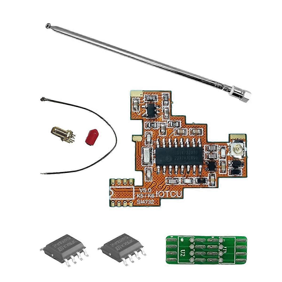 SI4732 V5.0 FPC Module+2x2M Chip Multi System for UVK5 K6 HF Shortwave Full Band/Single Sideband Reception