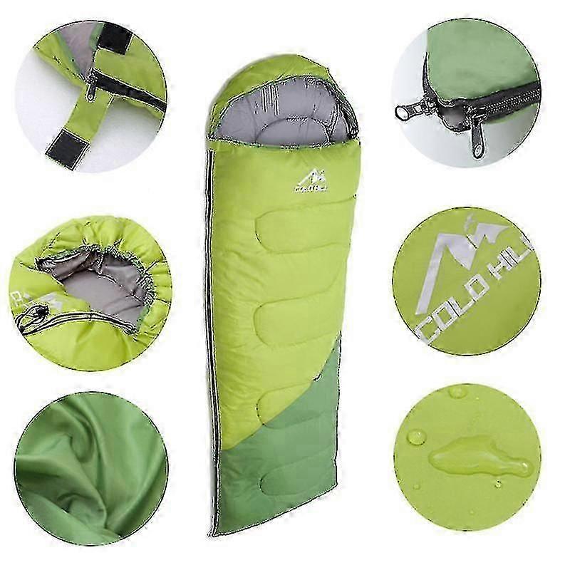 الشتاء واحد كيس النوم دافئ خفيف الوزن في الهواء الطلق التخييم حقيبة النوم الكبار القطن أكياس النوم