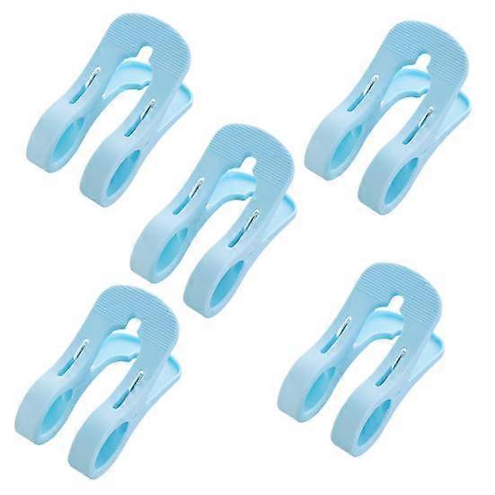 5Pcs Extra Large Beach Towel Quilt Clips Non-Slip Spring Design Versatility Use Heavy Duty Clothes Towel Holder Clothespin Clips