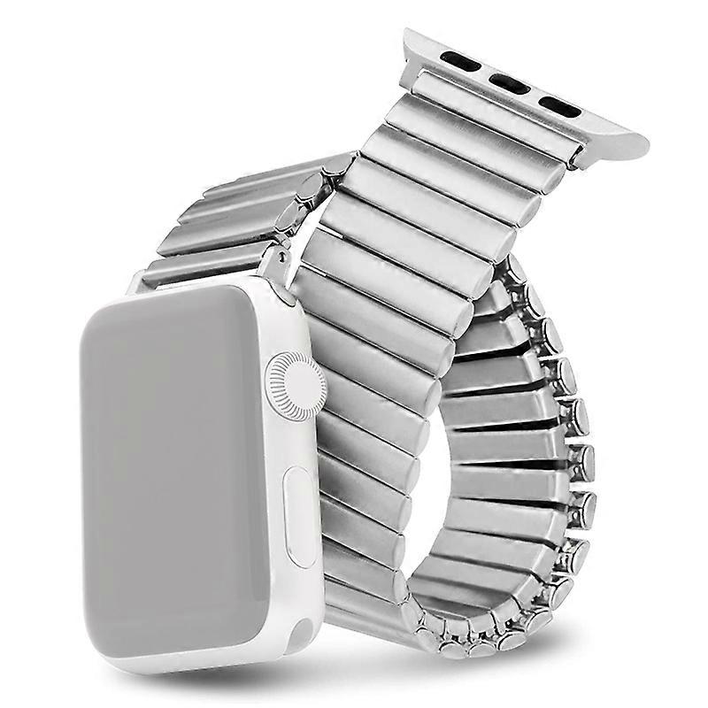 Type A Stainless Steel Elastic Strap Stretch Spring Flex Radial Strap for Apple Watch Series 10