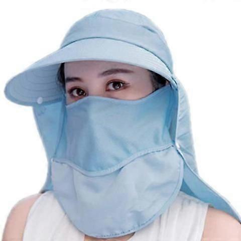 Wide Brim Sun Hat - Versatile UPF 50 Protective Bucket Hat, One Size(sky blue)