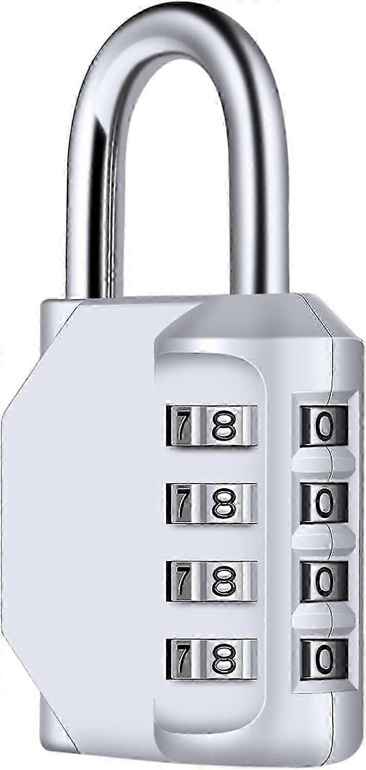 4-Digit Combination Padlock, Waterproof Combination Lock, Waterproof Metal and