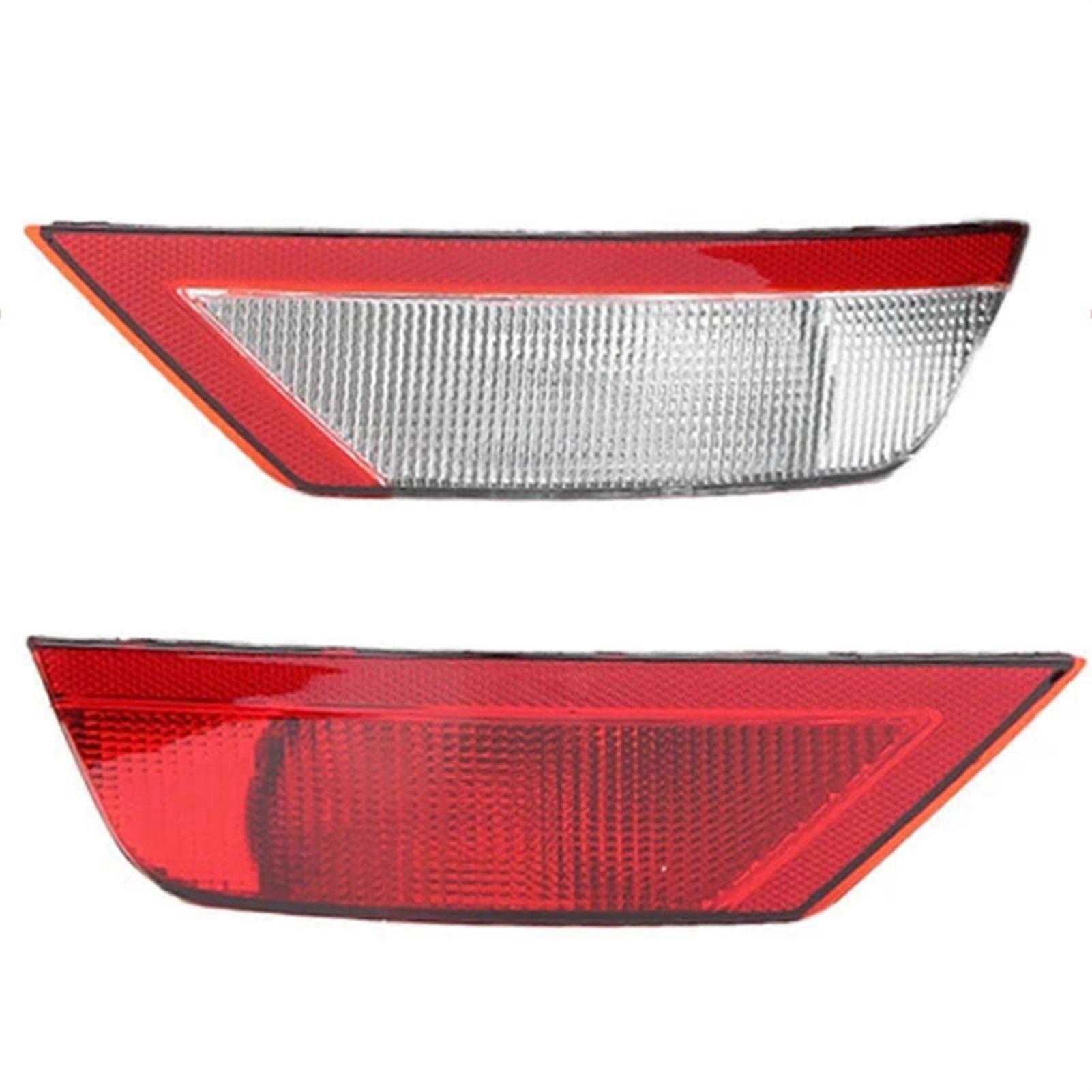 2pcs Rear Bumper Reflector Tail Fog Light Waterproof Rear Signal Fog Lamp for Safe Driving