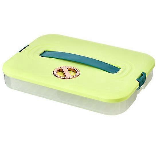 Dumpling Storage Box with Sturdy Handle Single/Dual/Triple/Four Layer Food Container for Home Picnics Parties