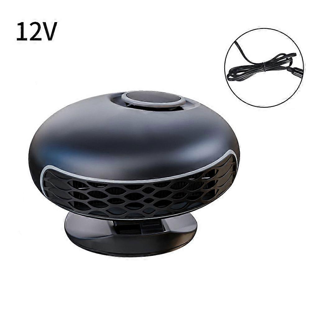 Portable Car Heater, 2~in~1 Defroster Heater for Car, 12V/24V Fast Heating or Cooling Fan with 360 Degree Rotary Base MK5086