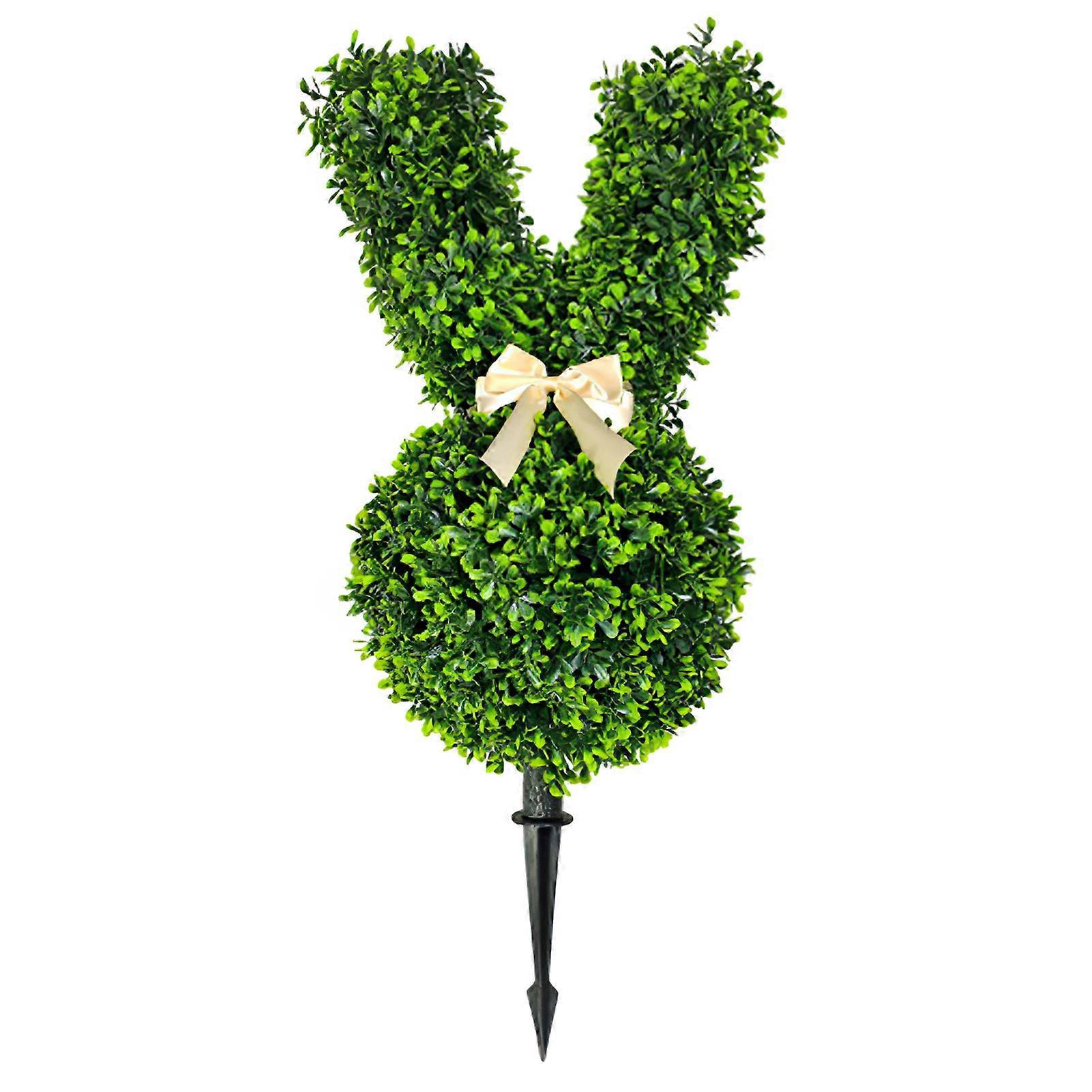 Rabbits Shaped Topiary Tree UV-Resistant Bunny Topiary for Home Decor