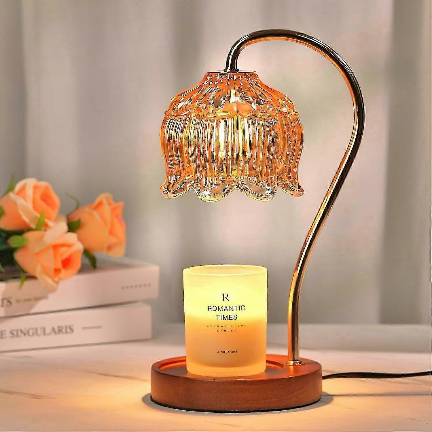 Dimmable Candle Warmer Lamp with Timer, Electric Candle Warmer Lamp