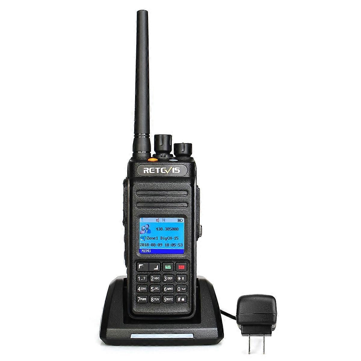 (New) RETEVIS RT83 10W 400-470MHz 1024CHS Waterproof DMR Digital Dual Time Two Way Radio Walkie Talkie, GPS Version RT83, GPS Version