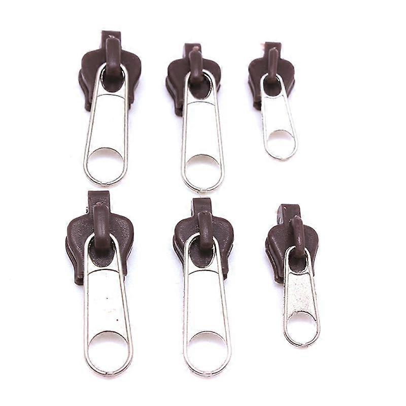 6Pcs Instant Zipper Universal Instant Fix Zipper Repair Replacement Zip Head Diy