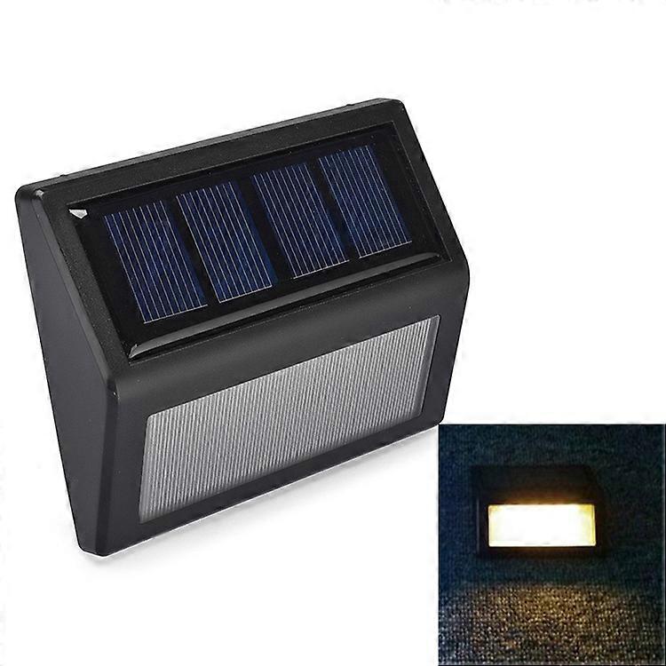 6 LEDs Solar Power IP55 Waterproof Light Sensor Wall Light Deck Lights