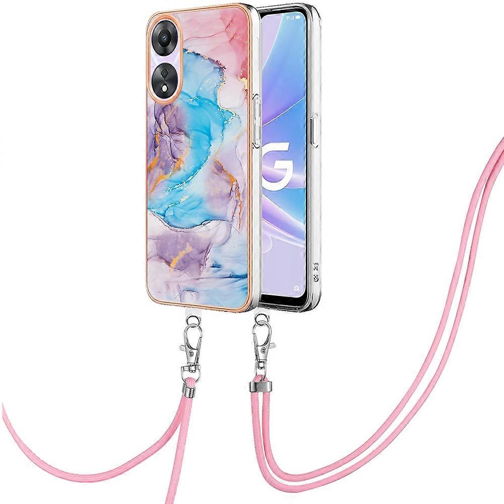 Electroplating IMD TPU Phone Case with Lanyard
