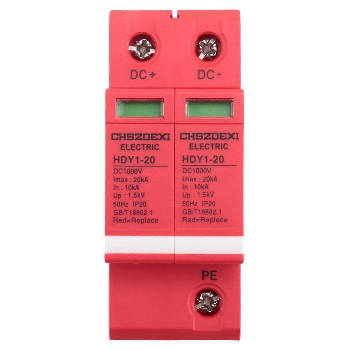 2P 20KA DC 1000V Electric Surge Protector Circuit Breaker Surge Protective Device