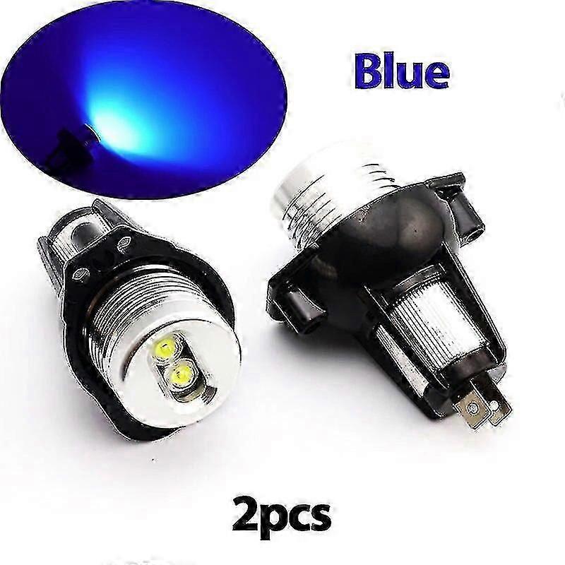 ليد سيارة الملاك عيون ماركر أضواء المصابيح خالية من الأخطاء لسيارات BMW E90 E91 2005-2008 20W أبيض أحمر أصفر أزرق أخضر