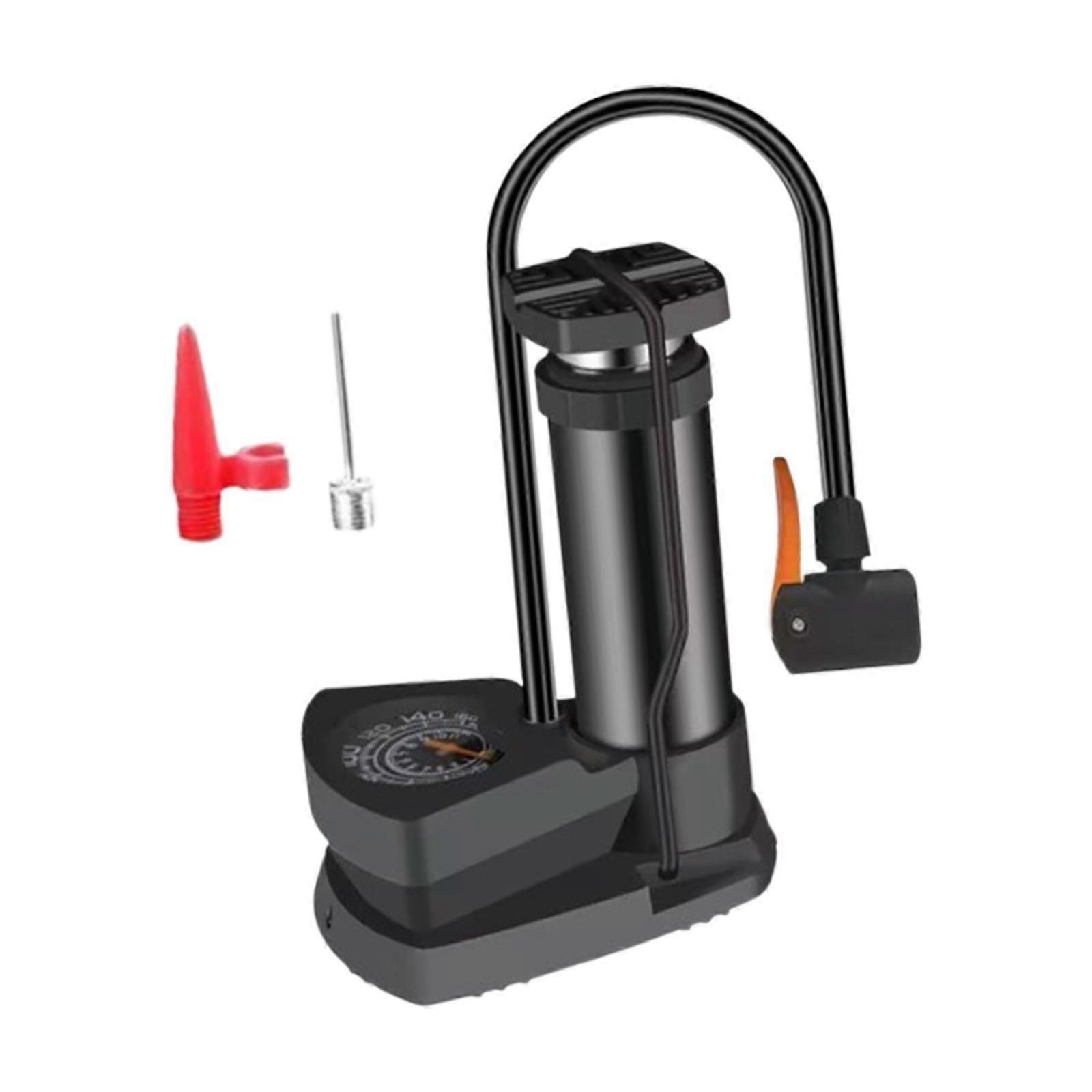 Fotpumpe Inflator Sykkel Gulvpumpe for svømmeringer Motorsykler Sykler