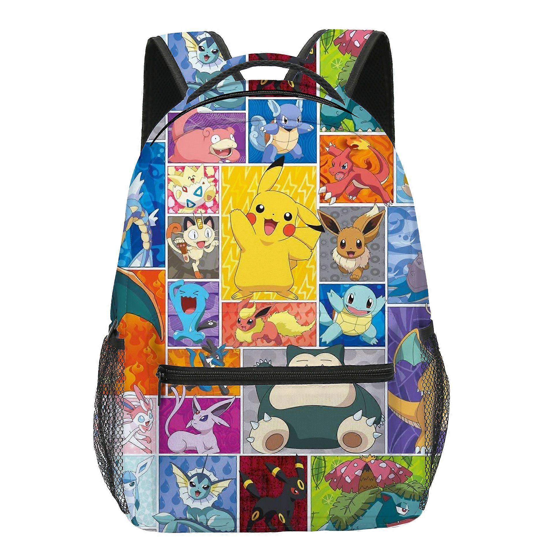 Pikachu New Cartoon Anime Student Backpack
