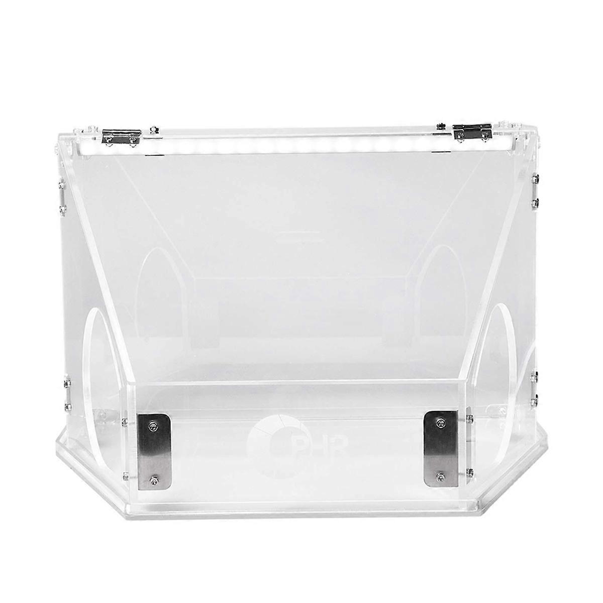 Acrylic Grinding Dust Box Dustproof Cover Clear Polisher Dust Box Portable Dust Case for Sanding P