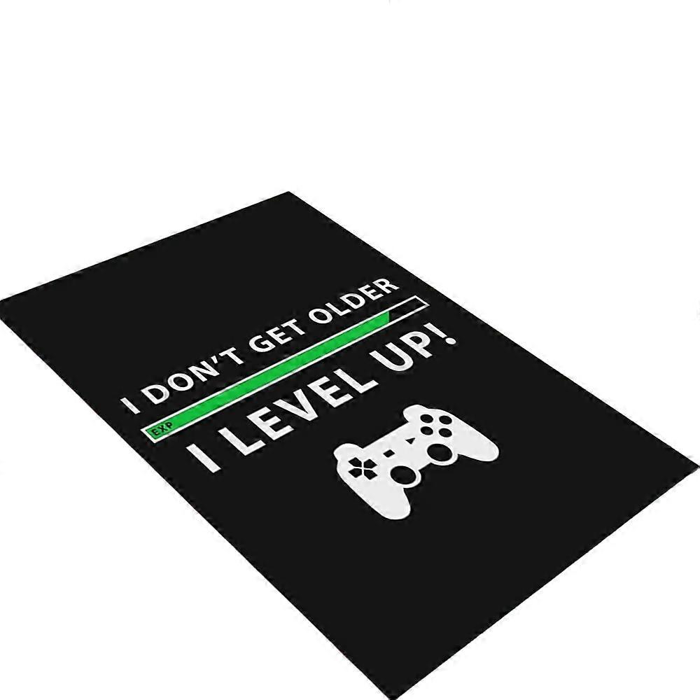 Nneoba Game Console Symbols Cards Game Rug - Aesthetic Room Decor Furry Mat (80x120cm)