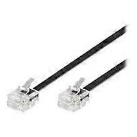MicroConnect Modular - Cable telefónico - RJ-11 (M) - RJ-11 (M) - 10 m