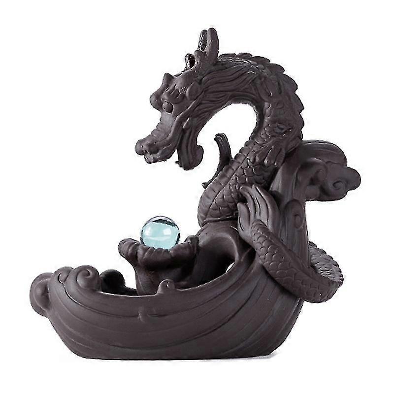 Ceramic Dragon Playing Bead Backflow Incense For Burner Ceramics Crafts