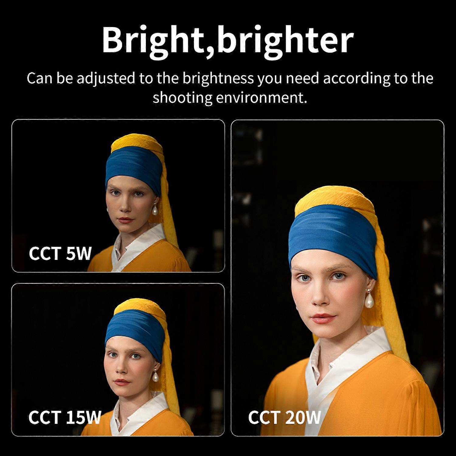 ZHIYUN M20 Bi-Color Pocket LED Video 20W Photography Fill Light 2700K-6500K Dimmable CRI 95+ Magneti