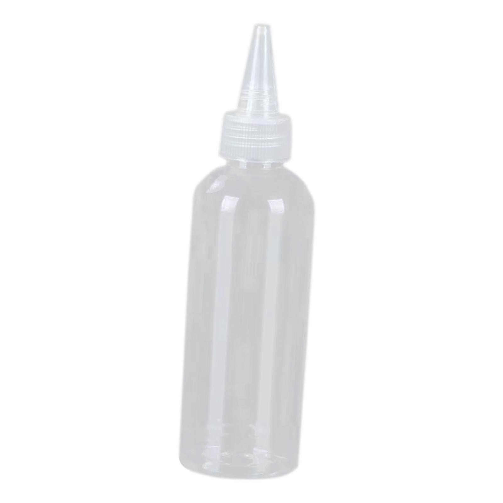 100 Pieces Squeeze Bottles Container Refillable Transparent Lightweight Dropper