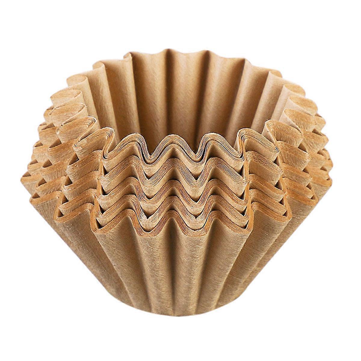 Coffee Filter, Natural Brown, Biodegradable, Basket Filter