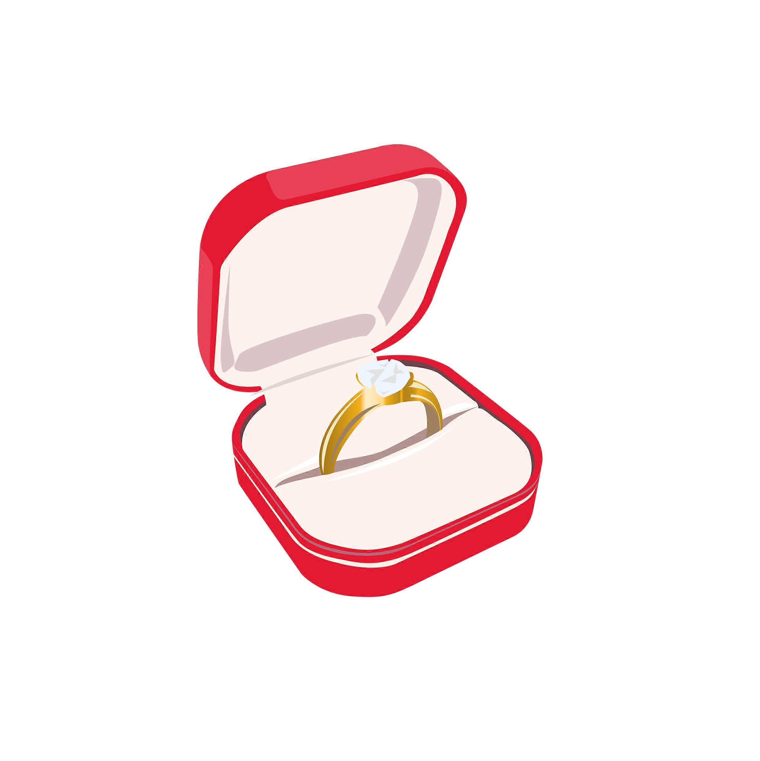Iron-on patch Ring in a Box
