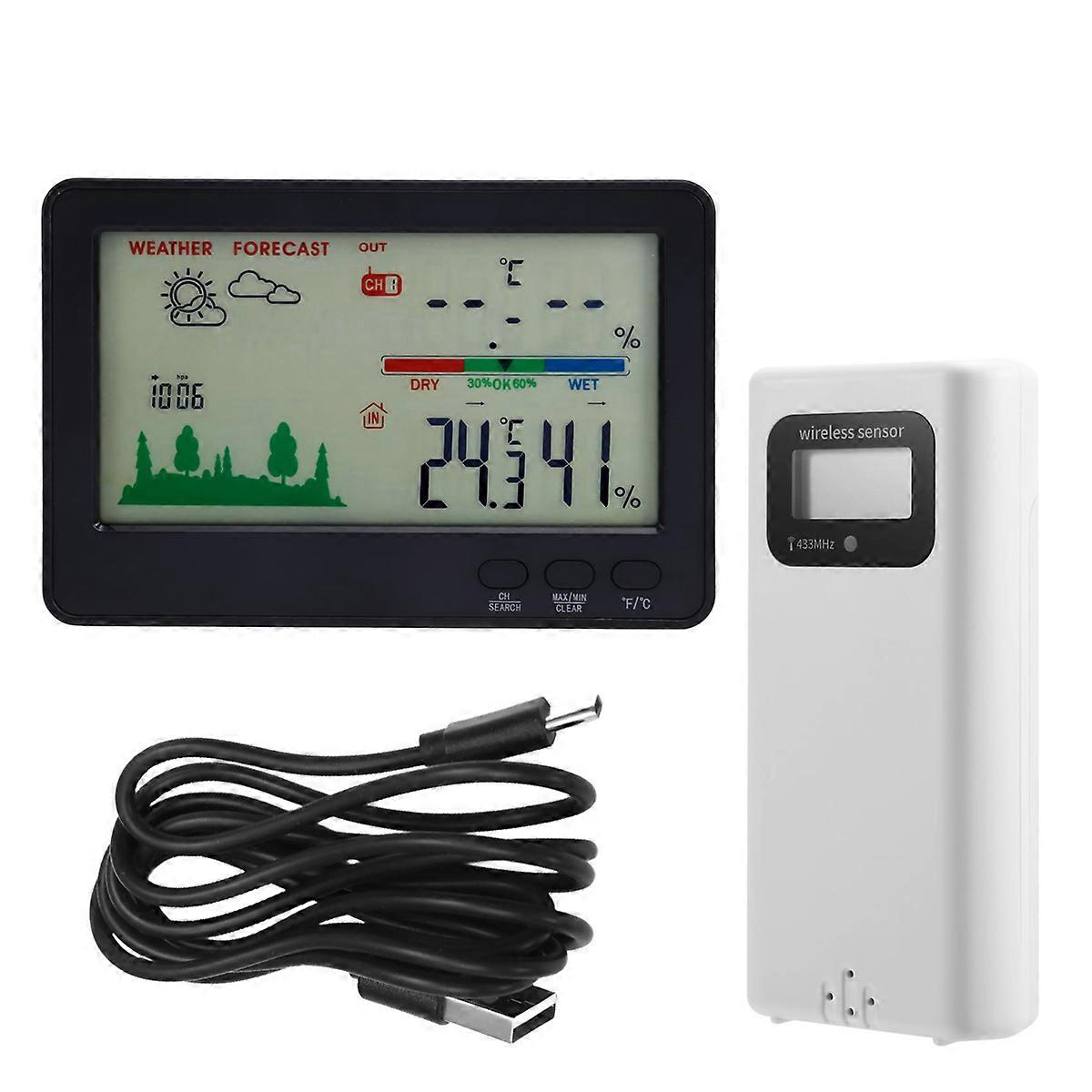 Indoor Outdoor Thermometer and Hygrometer Wireless Weather Stations