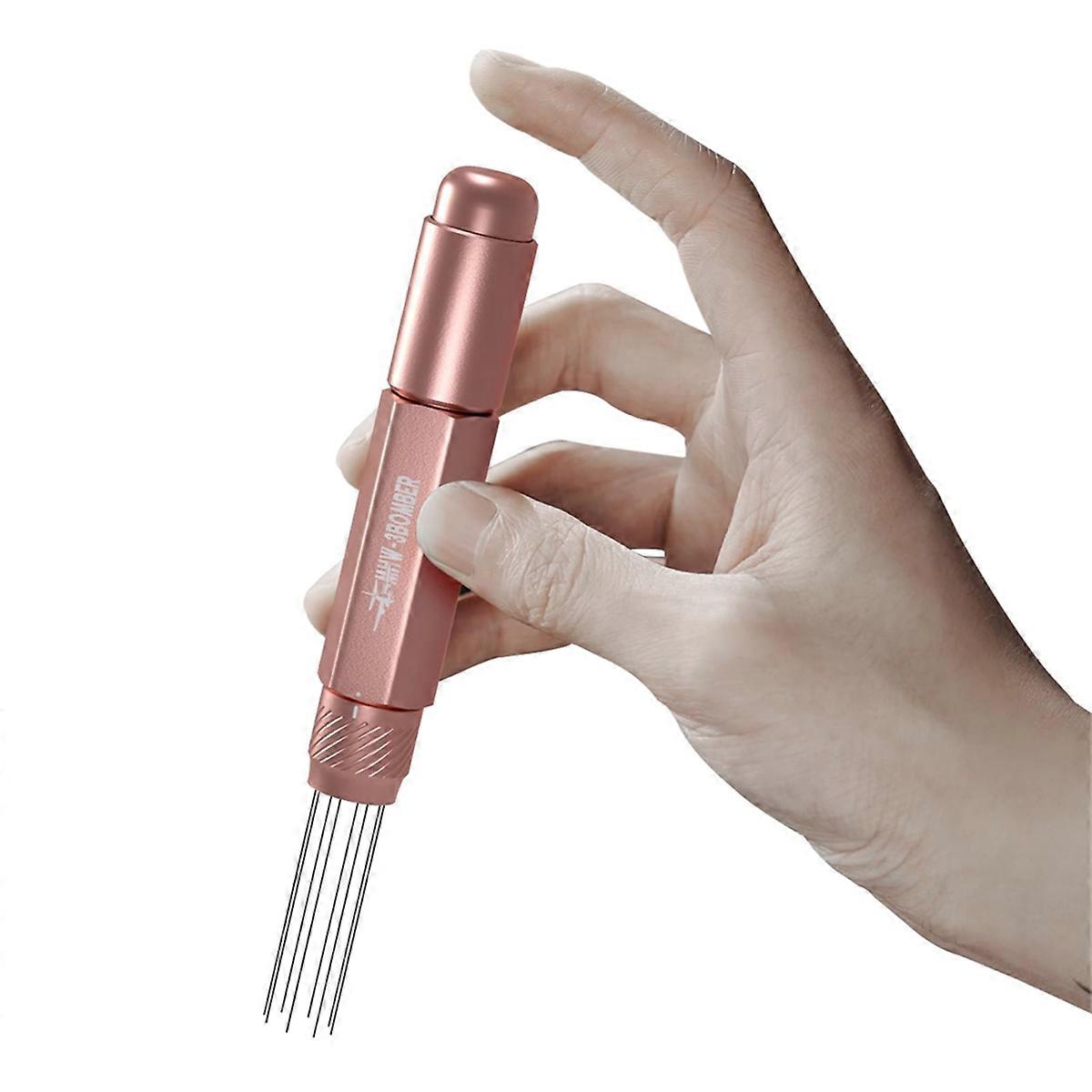 Retractable WDT Tool Distribution Tool with Magnetic Store, Range Coffee Stirrer Tool for Pink