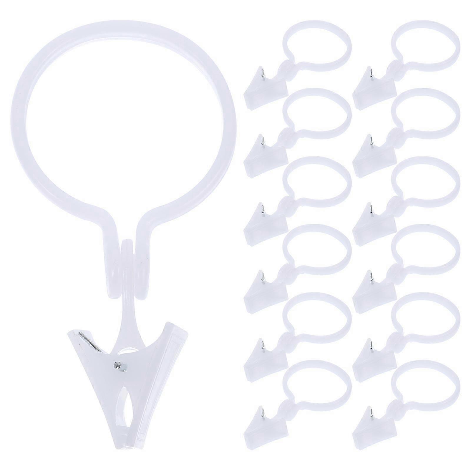 80db függönygyűrű klipekkel Függönyklipek függönyfogasok klipek Drapery klipek gyűrűkkel