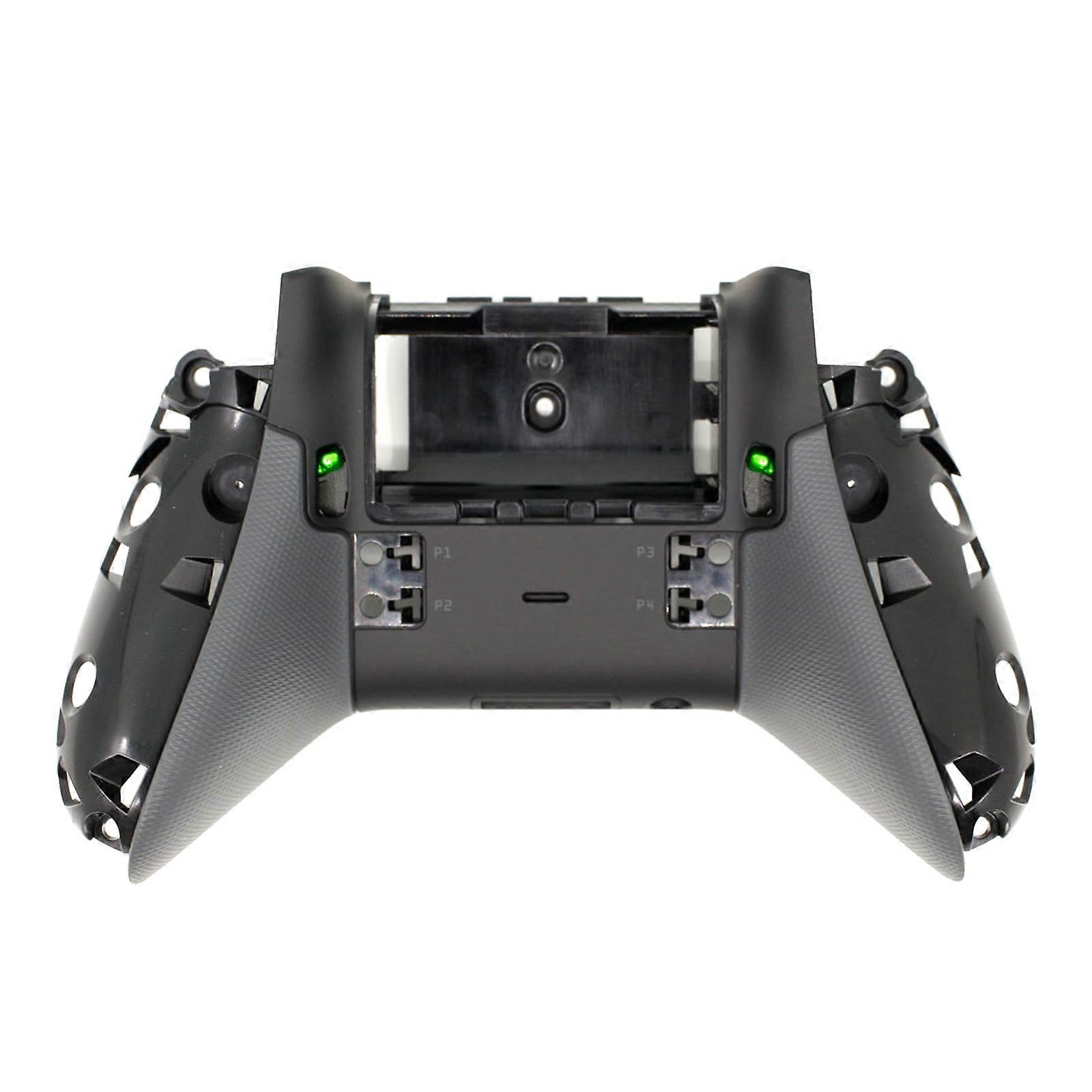 Bottom Shells Back Panels for  One Elite 1 Controller, Plastic Replacement Back Shells Full Housing  Black