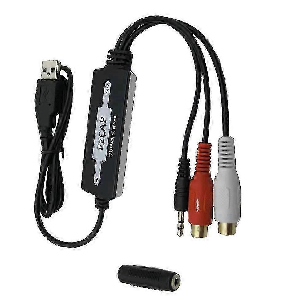 USB Analog To Digital Audio Converter Recorder Support MP3 WMA WAV OGG Formatjy