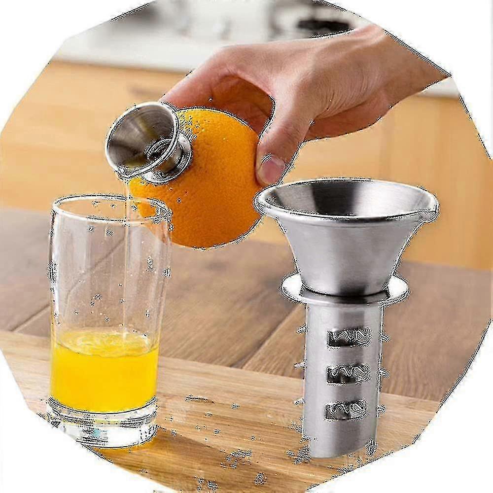 Manual 304 Practical Stainless Steel Orange & Lemon Squeezer