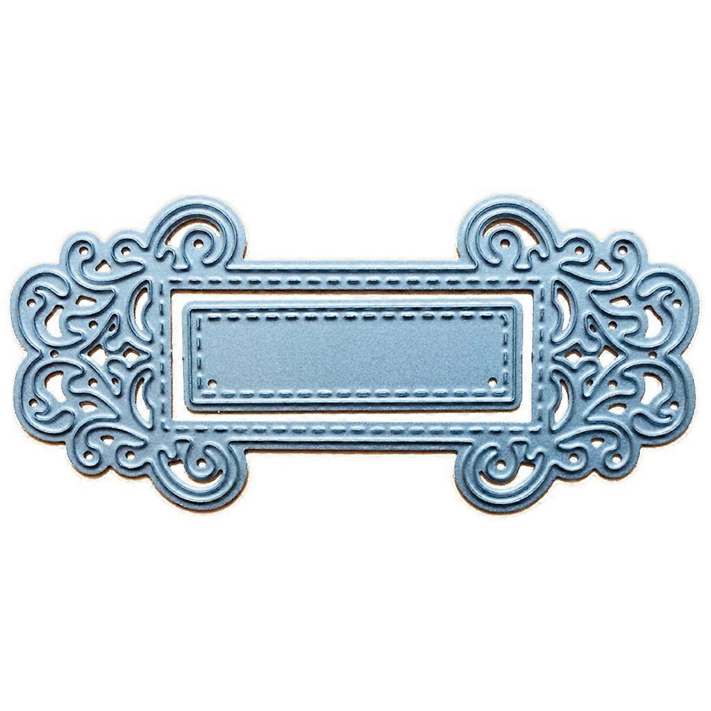 Λουλούδι Πλαίσιο Κοπή Μέταλλο Μήτρες Stencil Scrapbooking DIY Άλμπουμ Σφραγίδα Χάρτινη κάρτα Ανάγλυφο Διακόσμηση Ασημί