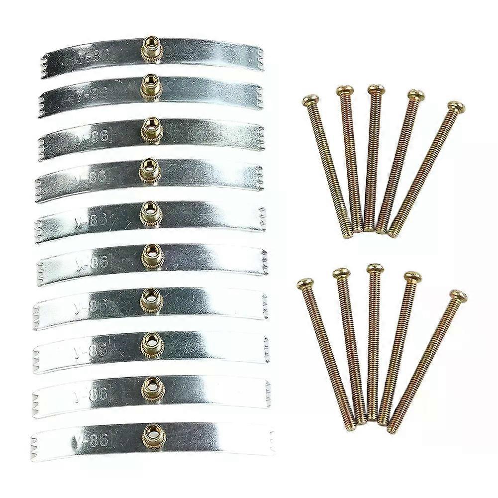 10Pcs Dark Box Repair Screw Fix Loose 86 Wall Mount Plug Switch Old Socket Boxes Replacement Fixed Repair Set