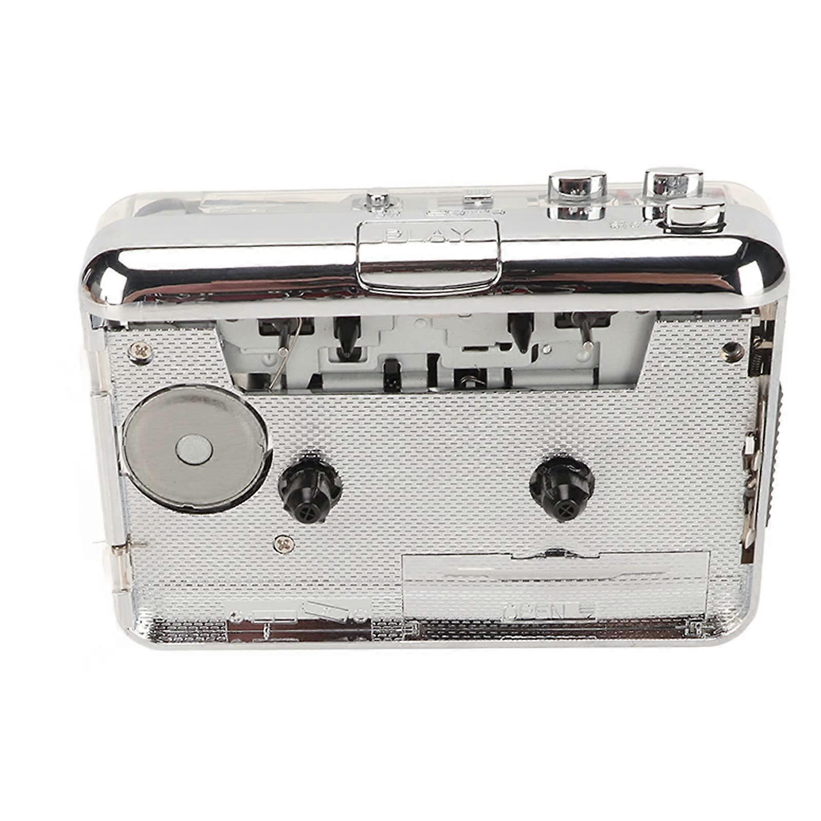 Retro Stereo Sound Cassette Player Recorder Converter for Laptops Computers