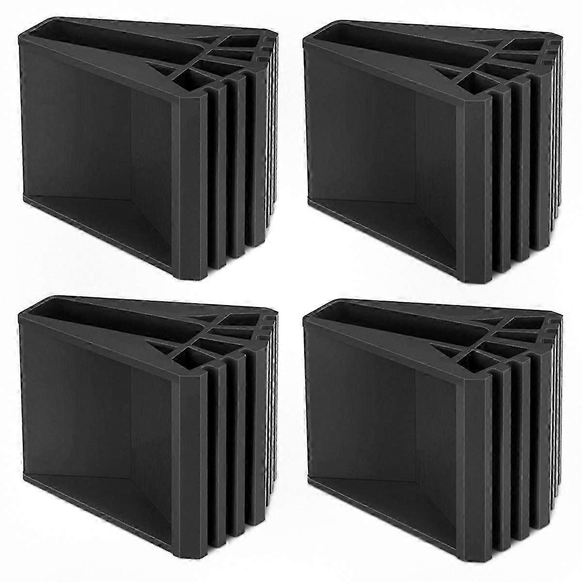 4 Rubber Non-slip Ladder Foot Covers, Stepladder Replacement Pads for Telescopic Ladders