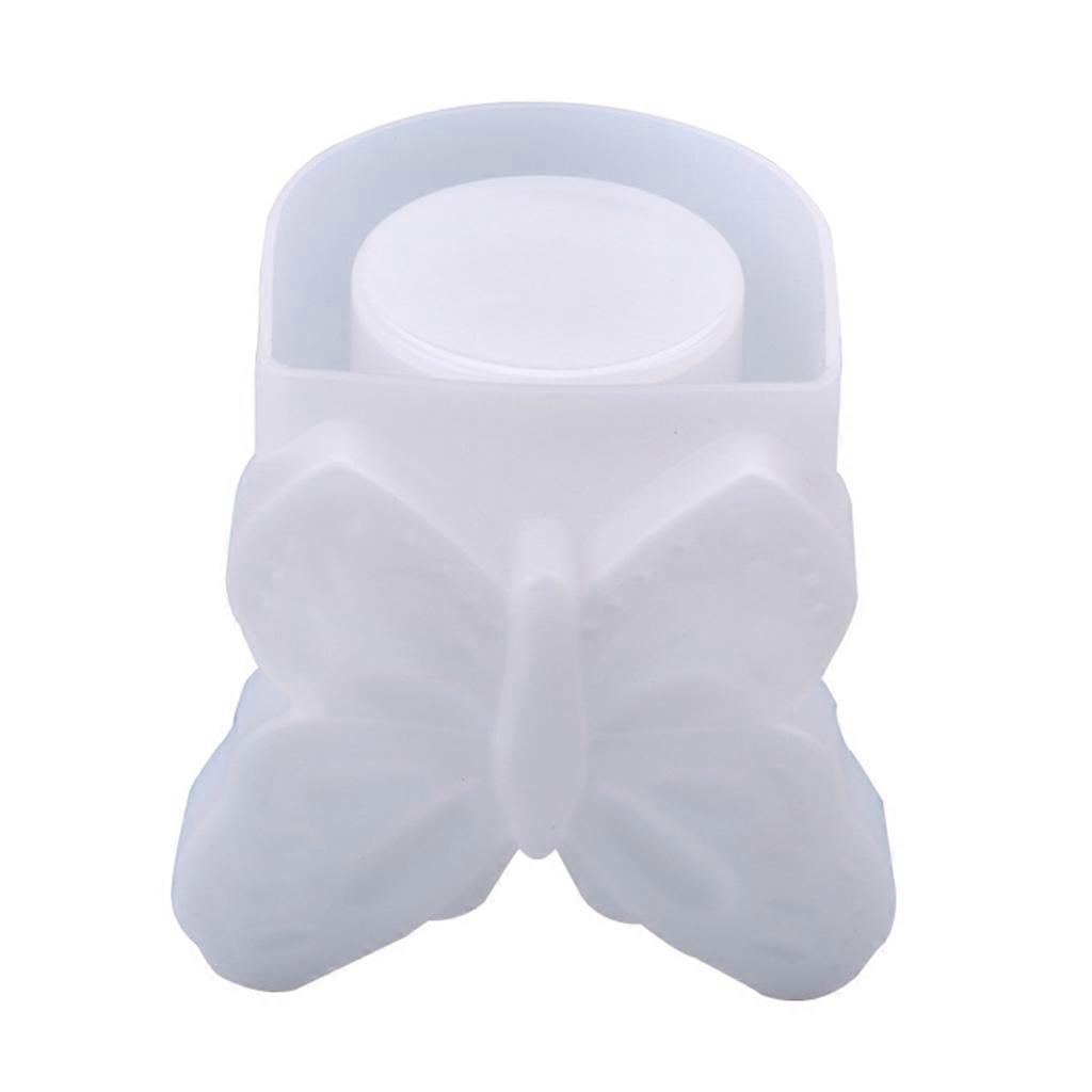 Crystal Epoxy Resin Mold for Butterfly Storage Box Silicone Mould DIY Crafts Decorations Container Making Tool Clear