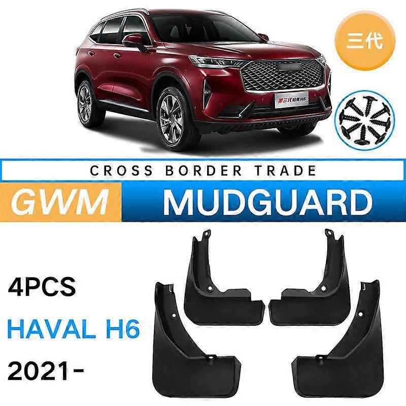 con Applicable To Great Wall 2021 Three s Haval H6 Fender Car Tire Splasher W