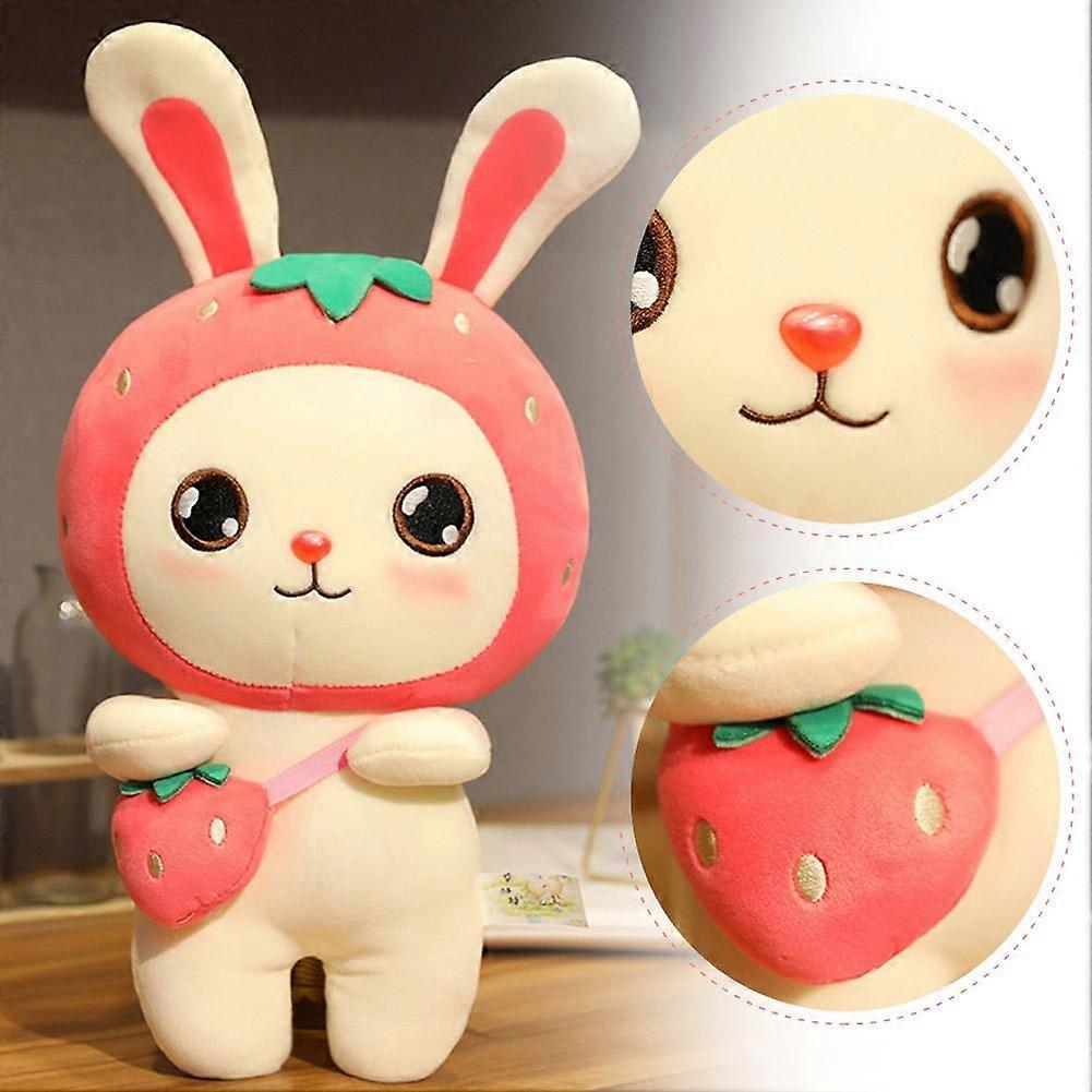 Fruit Rabbit Doll Plush Toy Cute Easter Rabbit Cartoon Pillow