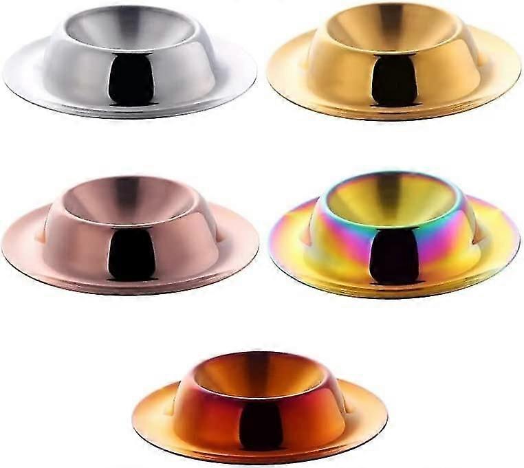 5pcs Egg Holders Stainless Steel Egg Holders Creator Serving Cups Hard Boiled Egg Cups