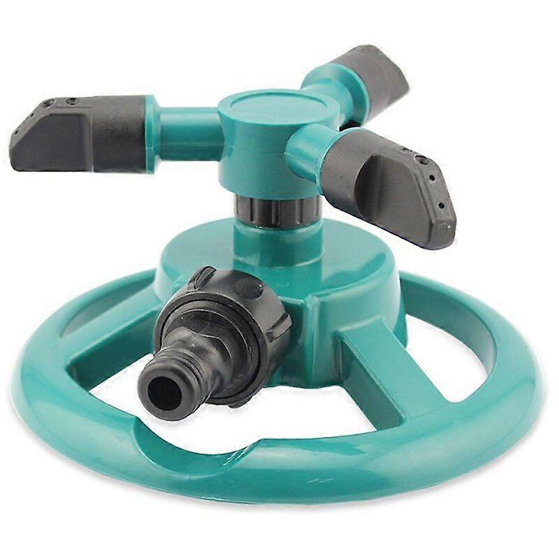 Garden Plastic Sprinkler Small Trident Automatic Rotating Sprinkler