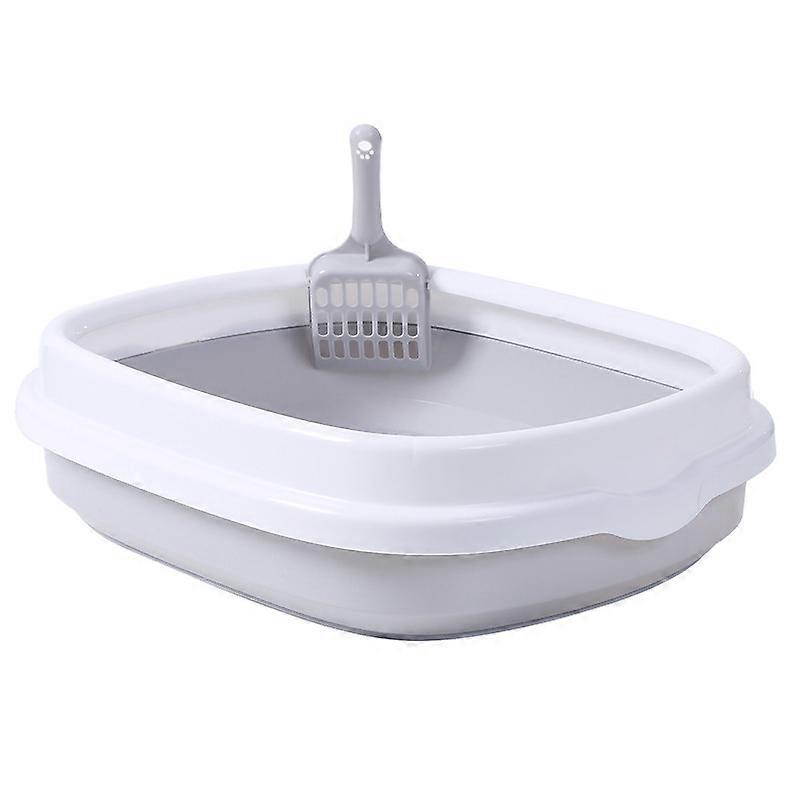 Semi-enclosed Cat Litter Box Cat Toilet With Cat Litter Shovel, Specification: S