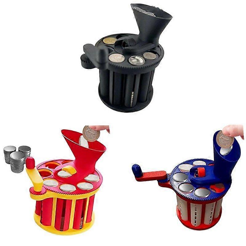 Handcrank Coin Classifier Coin Sorter Organizer Machine Kids Gift