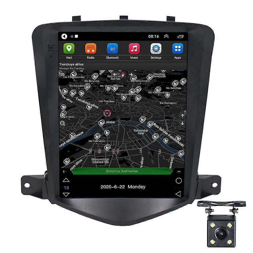 Car HD Large Screen MP5, Style: Standard+4 Light Camera