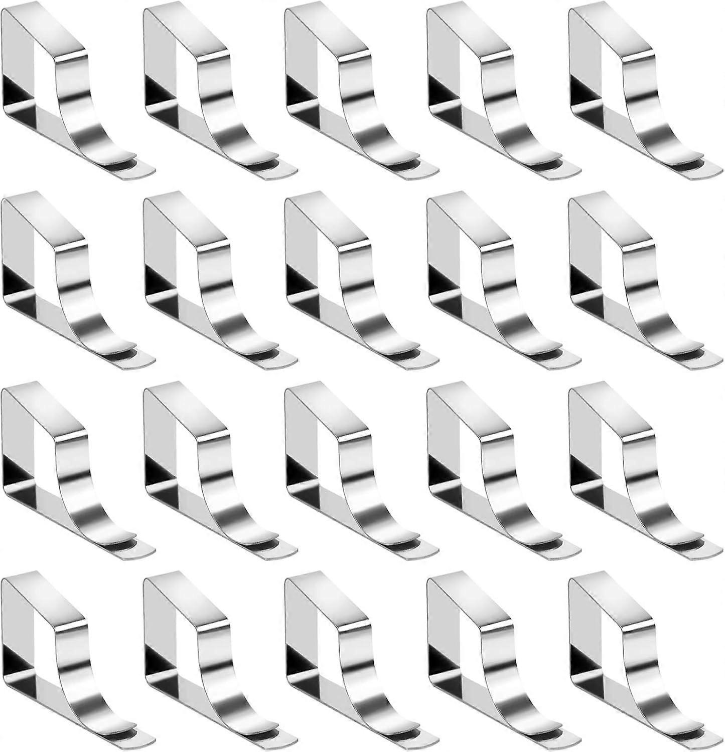 Adjustable Stainless Steel Table Skirt Clips Wind-Resistant Secure Fixation